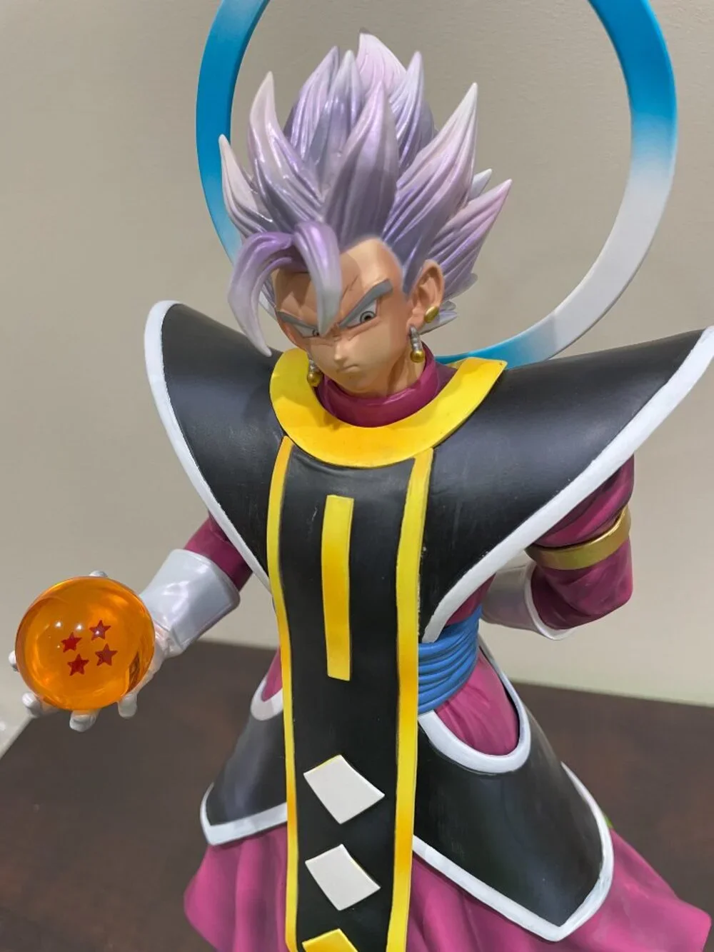 Large Dragon Ball Grand Priest Goku Vegito God Statue Figure Collection Gift